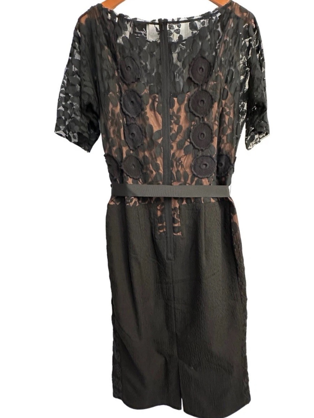 NWOT Anthropologie Beguile by Byron Lars Carissima Sheath in Black Dress SIZE 12 - Picture 7 of 15
